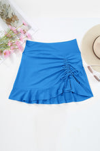 Key Largo Ruched Elastic High Waist Swim Skirt