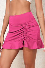 Key Largo Ruched Elastic High Waist Swim Skirt