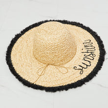 Sunshine Straw Fringe Boho Hat